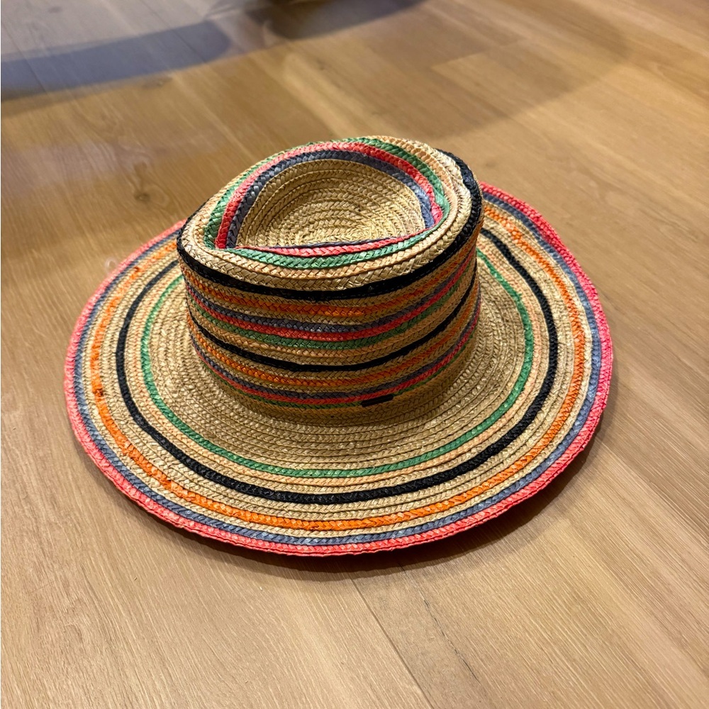 Brixton Joanna Multi Striped Hat Small